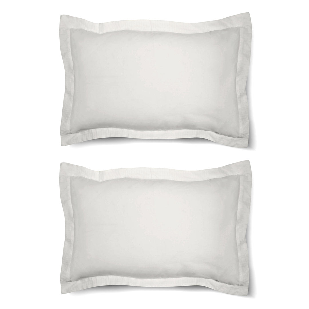 volanlı 50x70 beyaz yastık kılıfı